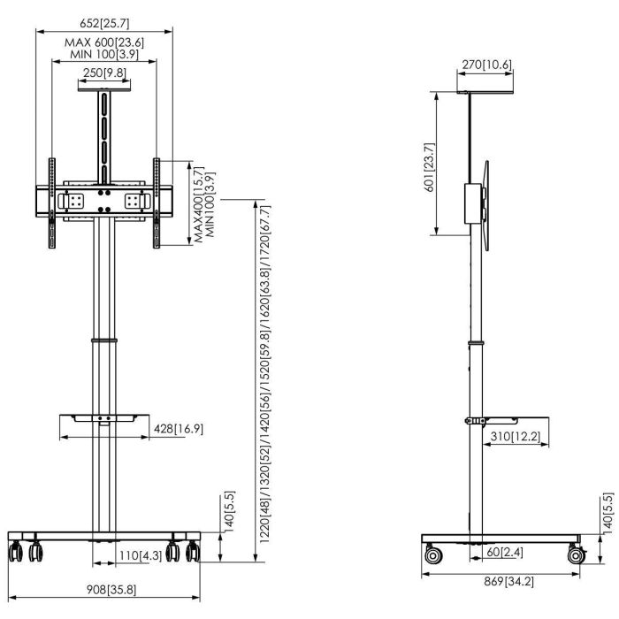 Soporte de Mesa para Pantalla Vogel's 7410310 32" 65" 3