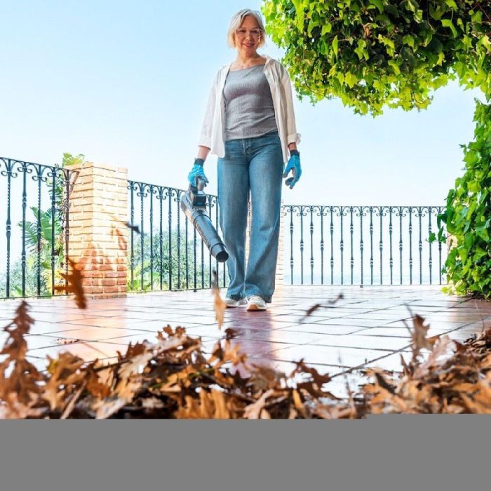 Cecotec Soplador AirForce 4000 Bazooka Turbo 600W 21V Brushless batería turbo gris 1