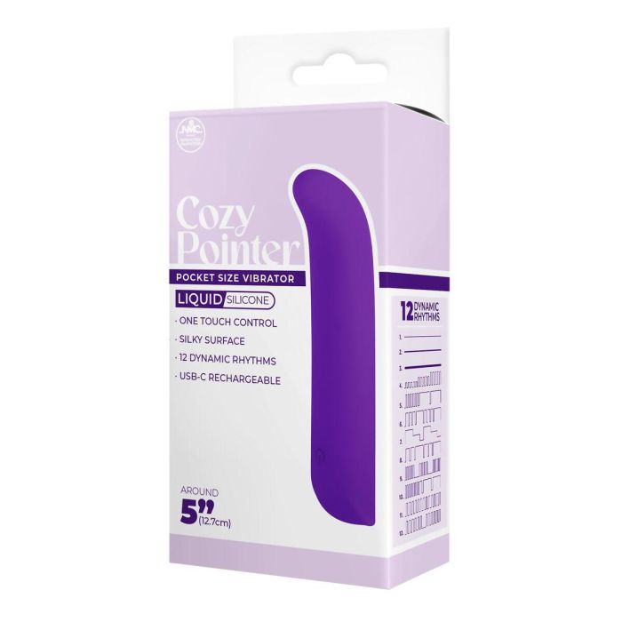 Vibrador Punto G NMC Morado 12,7 cm 1