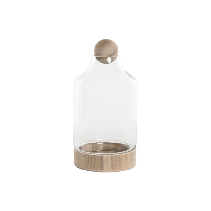 Jarron Urban DKD Home Decor Transparente Natural 21 x 42 x 21 cm