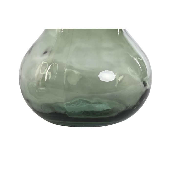 Jarrón Home ESPRIT Verde Cristal reciclado 26,5 x 26,5 x 75 cm 2