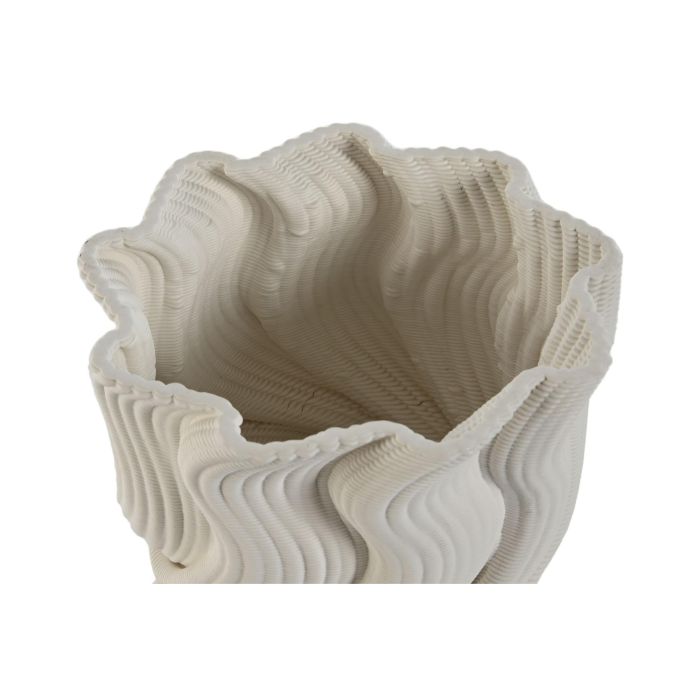 Jarron Moderno DKD Home Decor Blanco 14 x 19 x 14 cm 1