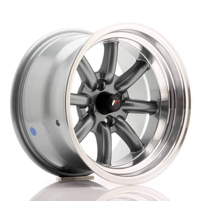 Japan Racing JR1915914M1373GML Llanta JR19 15x9 ET-13 4x100/4x108 CB 73.1 grun Metal