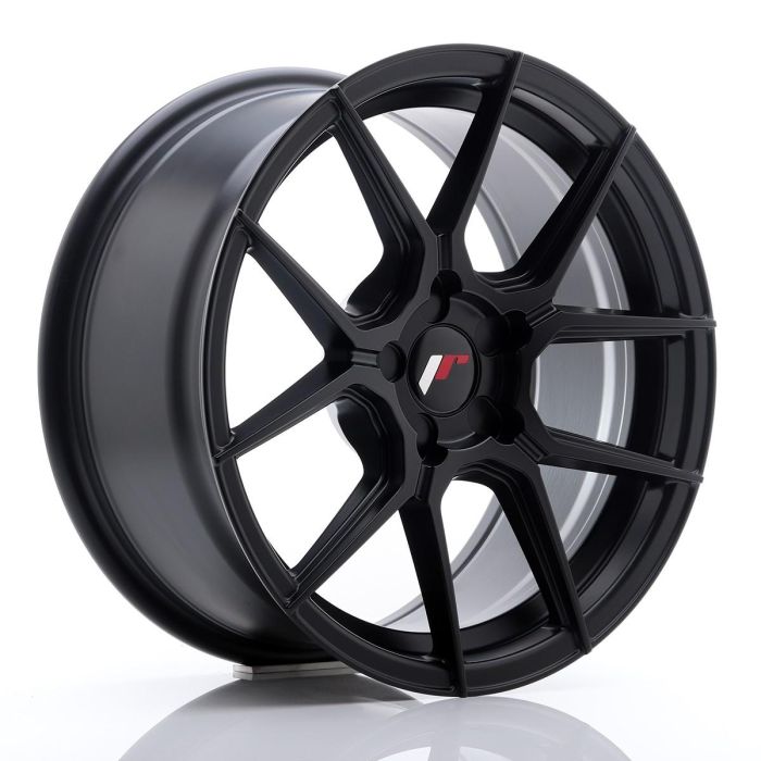 Japan Racing JR3017805X2074BF Llanta modelo JR30 de 17x8 pulgadas, Color Negro, Centro de Buje CB 74,1