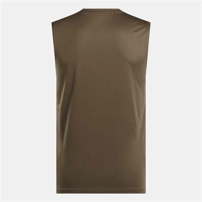 Camiseta para Hombre sin Mangas Reebok Id Train Slvls Tech Marrón 3
