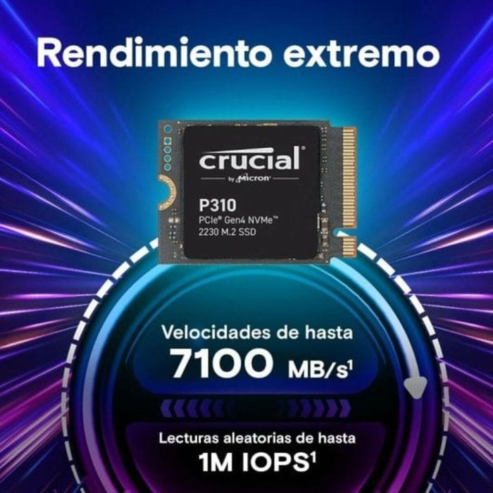 Crucial P310 1TB PCIe Gen4 NVMe 2230 M.2 SSD para Gaming y Portátiles 21