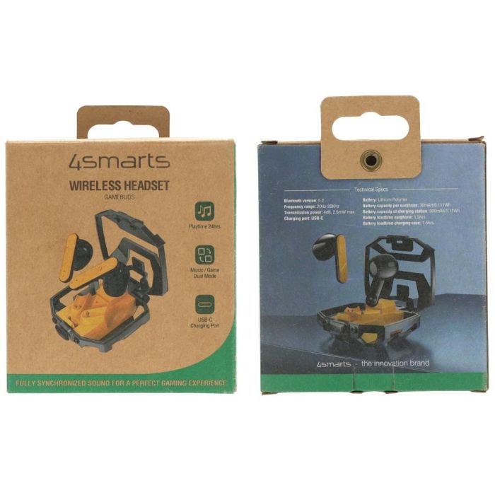 4smarts TWS Bluetooth Kopfhrer GameBuds. gelb 6 4smarts TWS Bluetooth Kopfhrer GameBuds. gelb 6