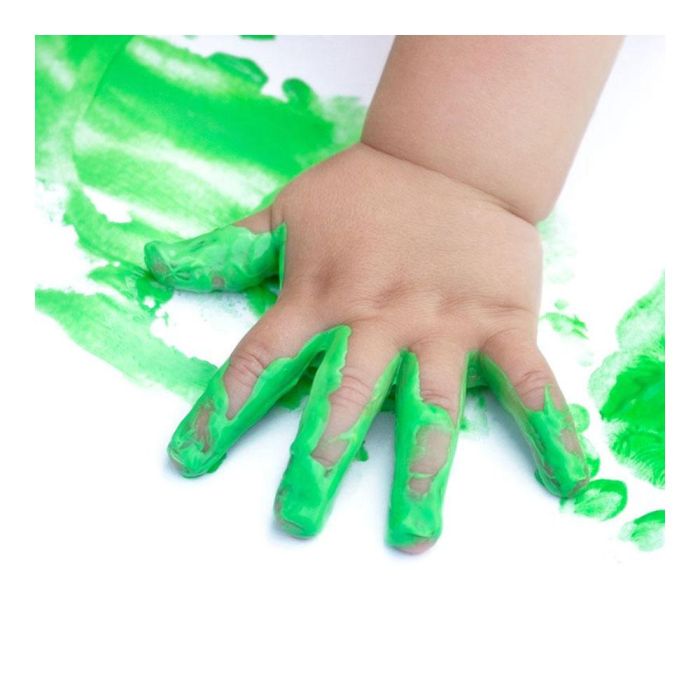 Milán Conjunto 6 Tarros Pintura Dedos 25ml Colores Surtidos Ideal Manualidades Infantiles 2