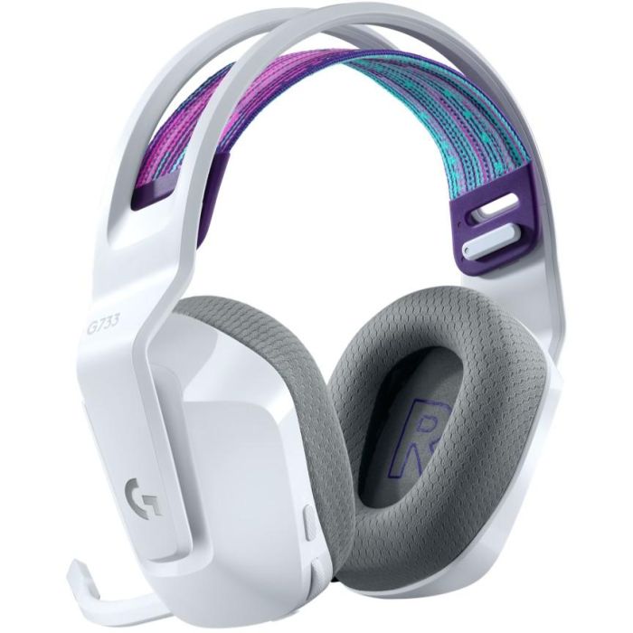 Logitech Auricular con Micrófono G733 LIGHTSPEED Inalámbrico, 29h Batería, RGB LIGHTSYNC 2