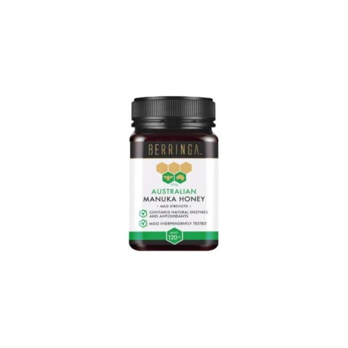BERRINGA Miel de Manuka 120 MGO bioactiva 250g con enzimas naturales y antioxidantes