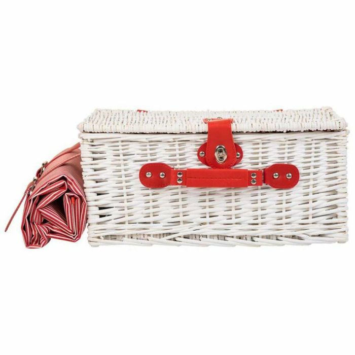 Cesta de Picnic Alexandra House Living Blanco Mimbre 7