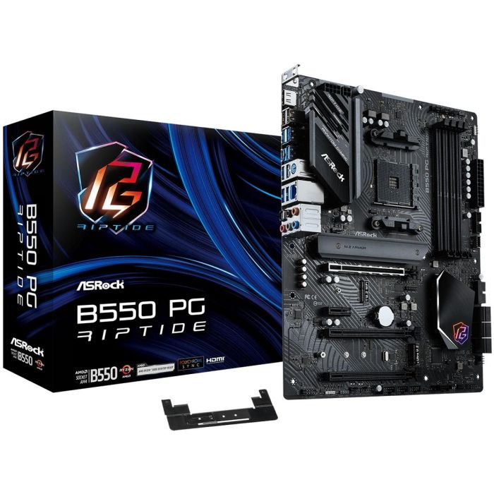 ASRock B550 PG Riptide Placa Base AM4 AMD B550 para Ryzen 3000/5000 Series DDR4 DIMM ATX 0 ASRock B550 PG Riptide Placa Base AM4 AMD B550 para Ryzen 3000/5000 Series DDR4 DIMM ATX 0