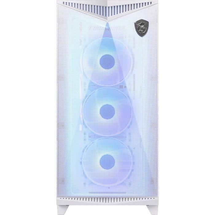 MSI MPG GUNGNIR 300R AIRFLOW WHITE Carcasa Midi Tower Blanco - 3x120mm Ventiladores, Compatible ATX/EATX, 306-7G21W21-W57 1