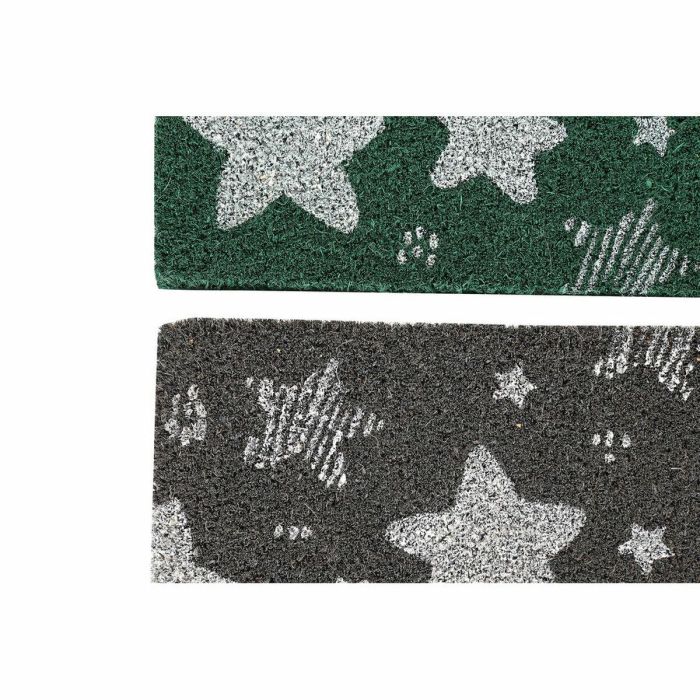 Felpudo Basicos DKD Home Decor Verde Gris 40 x 1.5 x 60 cm (2 Unidades) 2 Felpudo Basicos DKD Home Decor Verde Gris 40 x 1.5 x 60 cm (2 Unidades) 2