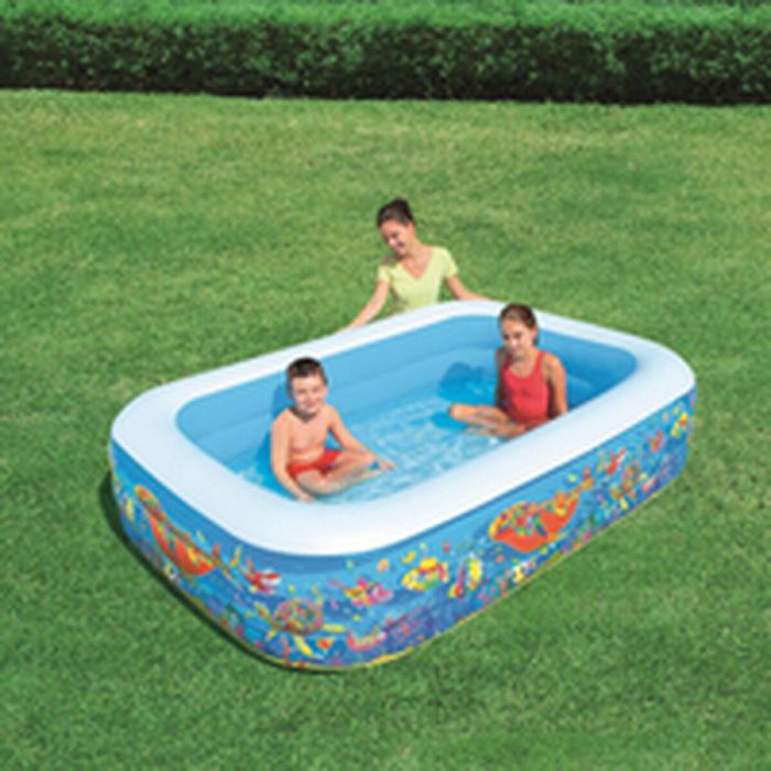 Bestway Piscina Hinchable 3 Camaras Floral 229x152x56 cm +6 Años Jardin 54120 10 Bestway Piscina Hinchable 3 Camaras Floral 229x152x56 cm +6 Años Jardin 54120 10