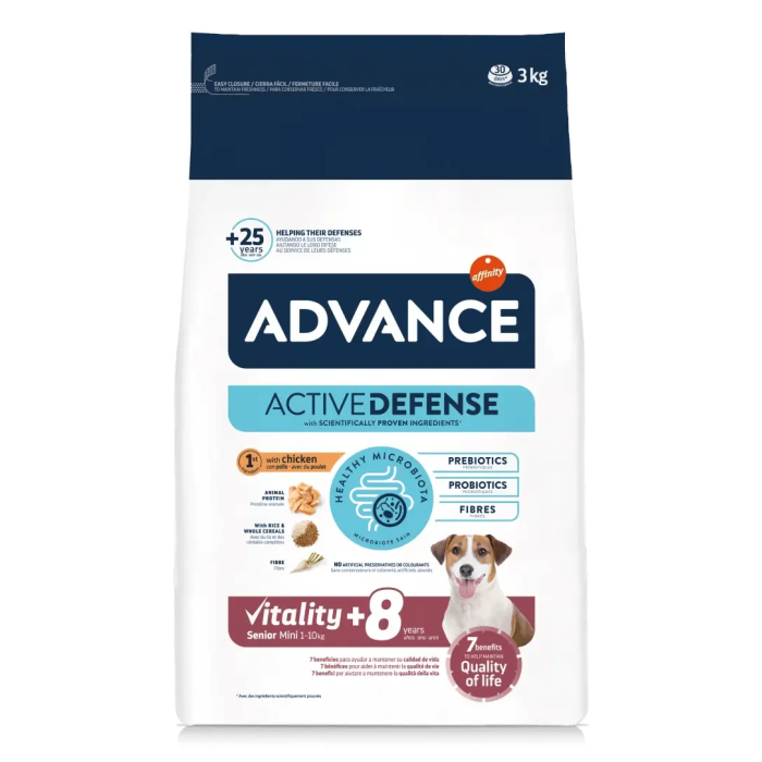 Advance Canine Senior Mini Pollo Arroz 3 kg