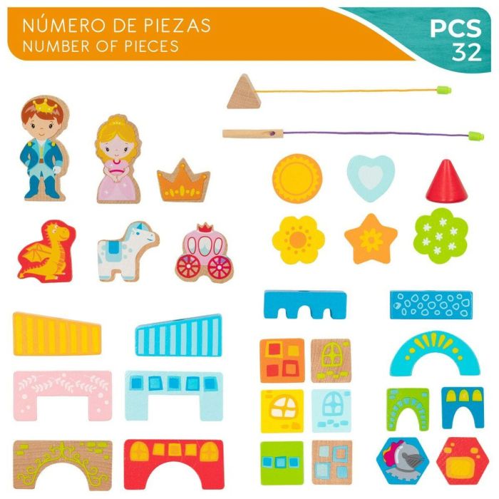 Juego de Construcción Woomax 32 Piezas (6 Unidades) 2 Juego de Construcción Woomax 32 Piezas (6 Unidades) 2