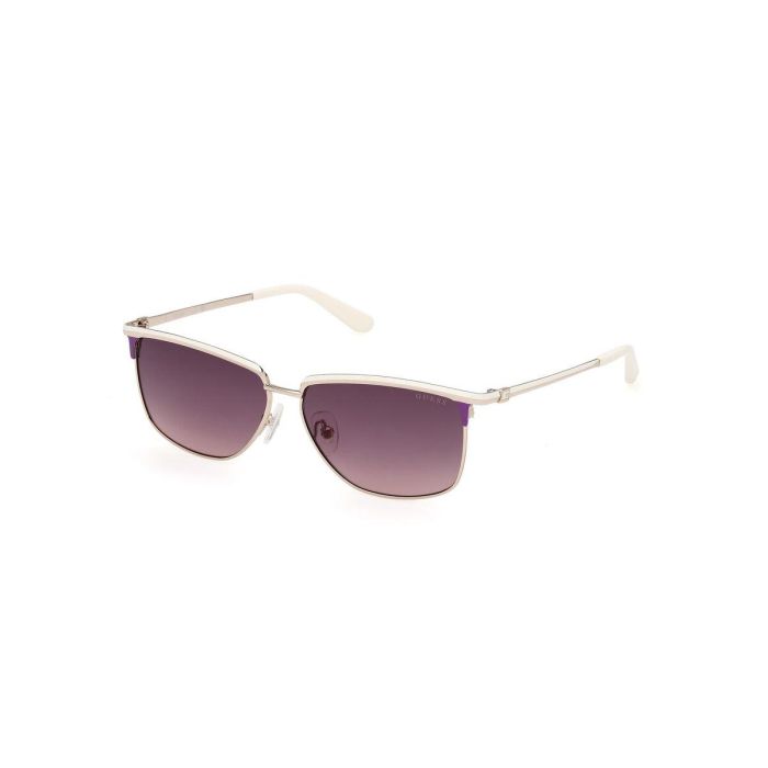 Guess Gafas GU00133 Gafas de Sol para Mujer Rectangulares Metal Beige 56 mm 11 Guess Gafas GU00133 Gafas de Sol para Mujer Rectangulares Metal Beige 56 mm 11