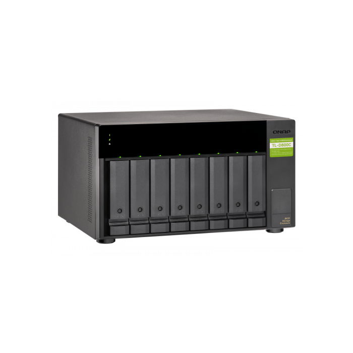 QNAP TL-D800C caja para disco duro externo Carcasa de disco duro/SSD Negro, Gris 2.5/3.5" 4 QNAP TL-D800C caja para disco duro externo Carcasa de disco duro/SSD Negro, Gris 2.5/3.5" 4