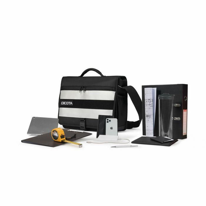 Dicota Messenger Bag, REFLECTIVE, black 9 Dicota Messenger Bag, REFLECTIVE, black 9
