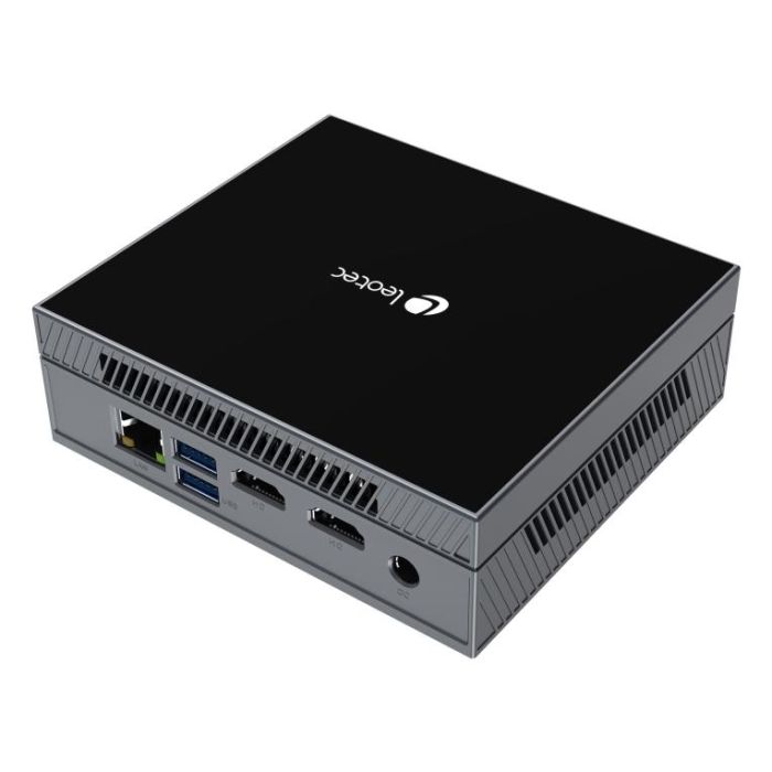 Leotec LEMPC19 MiniPC Intel Celeron N5105 Quad-Core 2.0-2.9GHz 4GB RAM 128GB SSD Negro Dual HDMI WiFi VESA 5