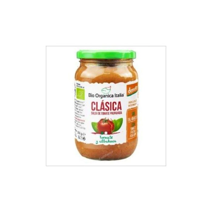 Demeter Salsa Clásica de Tomate con Albahaca y Aceite de Oliva Virgen Extra 325ml - Bio para Pasta