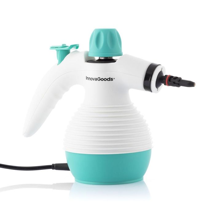 Vaporeta de Mano Multiusos con Accesorios 9 en 1 Steany InnovaGoods 0,35 L 3 Bar 1000W 5 Vaporeta de Mano Multiusos con Accesorios 9 en 1 Steany InnovaGoods 0,35 L 3 Bar 1000W 5