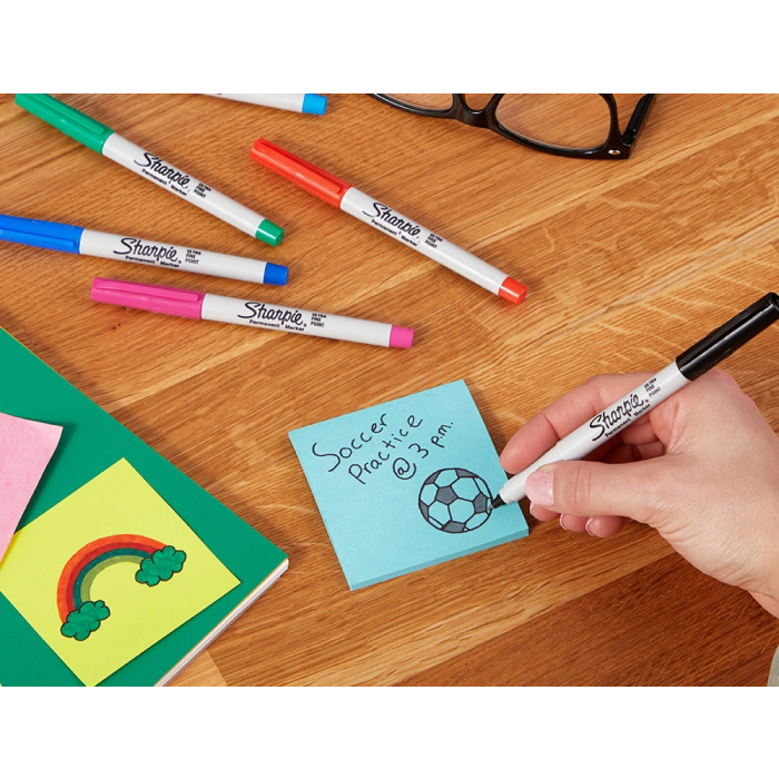 Sharpie Rotulador Permanente Punta Ultrafina, Surtido, Blíster 12 Unidades 5