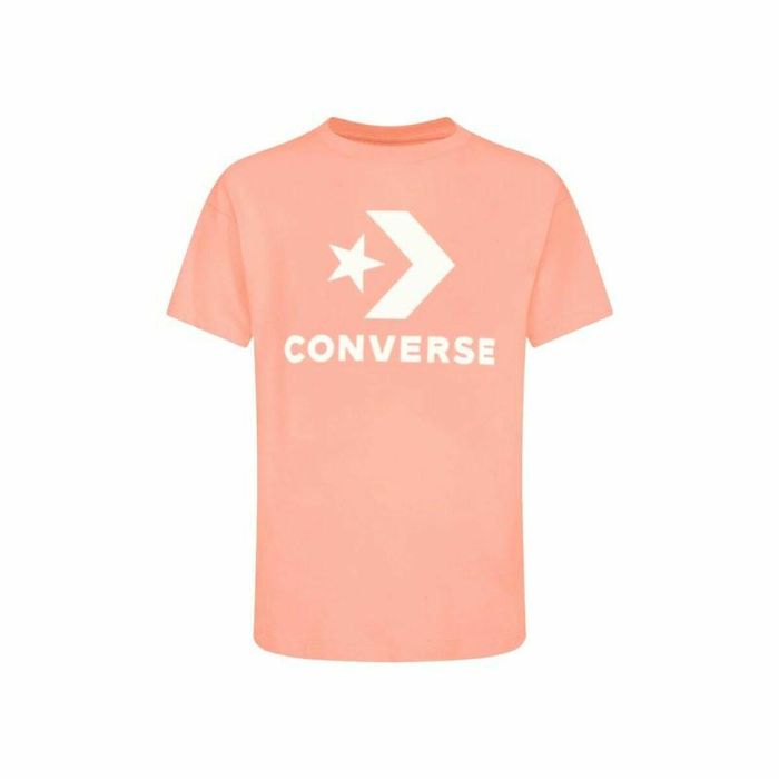 Camiseta de Manga Corta Unisex Converse Standard Fit Center Front Large Salmón S 0 Camiseta de Manga Corta Unisex Converse Standard Fit Center Front Large Salmón S 0