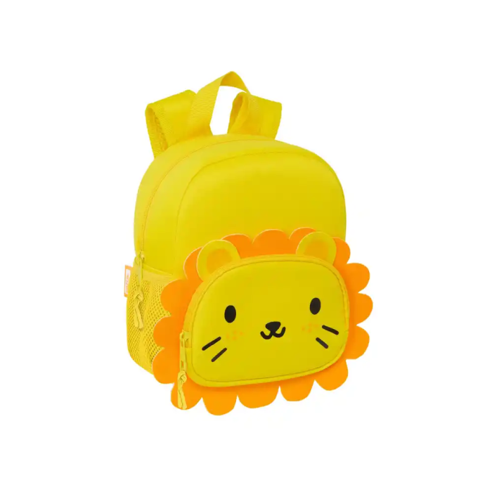 Mochila Infantil Safta Leon Amarillo 20 x 25 x 9 cm 0 Mochila Infantil Safta Leon Amarillo 20 x 25 x 9 cm 0