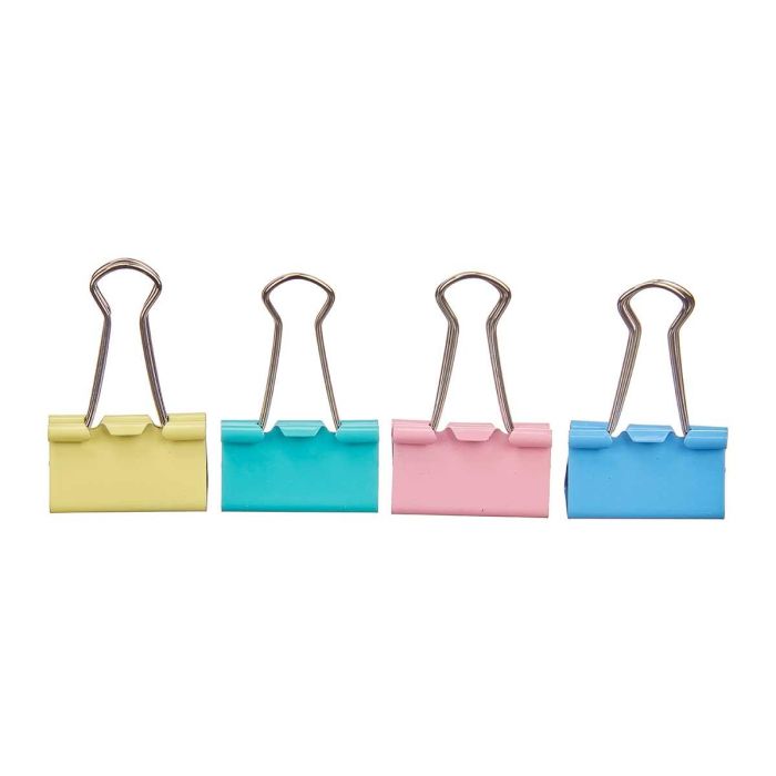 Set 4 Pinzas Clip Color Pastel Grd Pincello 7X12CM (24 Unidades) 1 Set 4 Pinzas Clip Color Pastel Grd Pincello 7X12CM (24 Unidades) 1