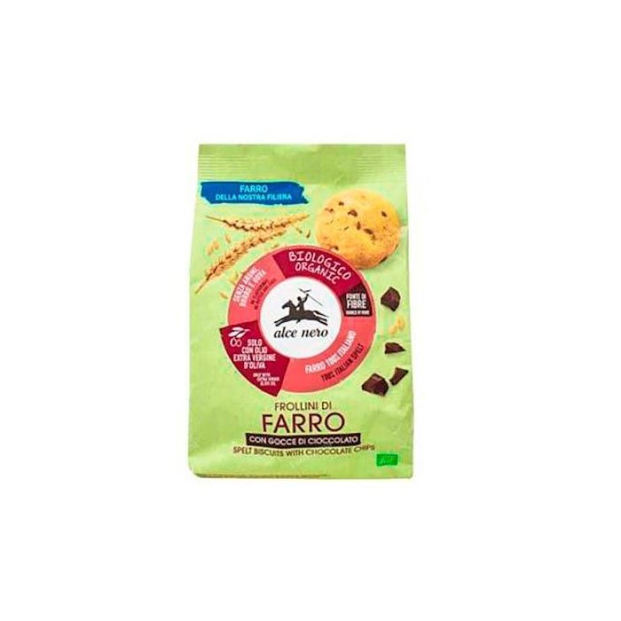 ALCE NERO Galletas de Espelta con Gotas de Chocolate Bio 300g