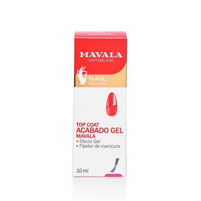 Mavala Top Coat Efecto Gel: Fijador de Manicura con Volumen, Suavidad y Brillo Extra sin Lámpara UV 2