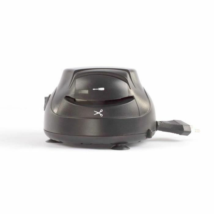 LIVOO DOM394 Afilador de Cuchillos Eléctrico 60W con 4 Ranuras para Cuchillos, Destornillador y Tijeras 3