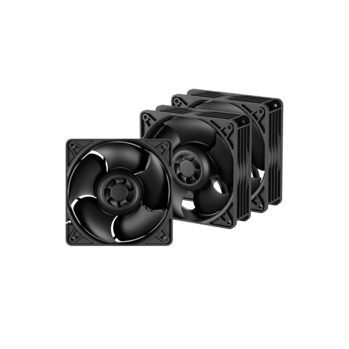 Arctic S12038-8K Pack 3 Ventiladores de Servidor PWM 120mm x 38mm, 800-8000rpm, Doble Rodamiento de Bolas