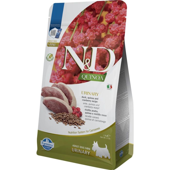 Farmina N&D Quinoa Urinary Mini para Perro 1,5 kg