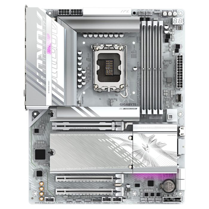 GIGABYTE B860 AORUS ELITE WIFI7 ICE Placa Base Intel B860 LGA 1851 ATX DDR5 Wi-Fi 7 2.5GbE USB4 1