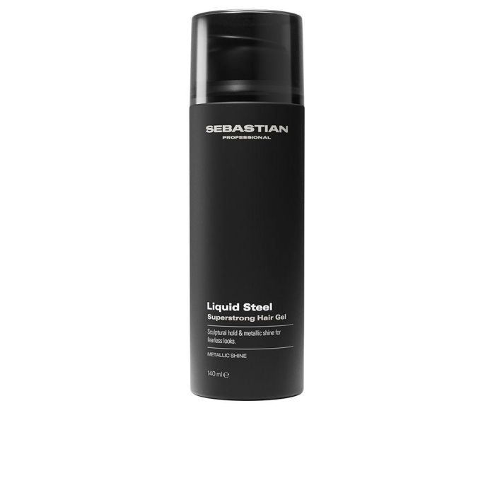 Sebastian Professionals Gel Liquid Steel Fijación Extrafuerte y Duradera para Cabello con Brillo Metálico, 140 ml Sebastian Professionals Gel Liquid Steel Fijación Extrafuerte y Duradera para Cabello con Brillo Metálico, 140 ml