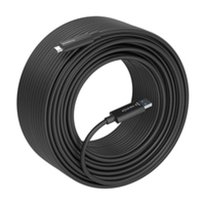 AISENS A157-0927 Cable USB Activo Óptico Híbrido USB 3.2 Gen 2 (10Gbps) USB-A a USB-C 40m Negro - Datos Unidireccional 2 AISENS A157-0927 Cable USB Activo Óptico Híbrido USB 3.2 Gen 2 (10Gbps) USB-A a USB-C 40m Negro - Datos Unidireccional 2