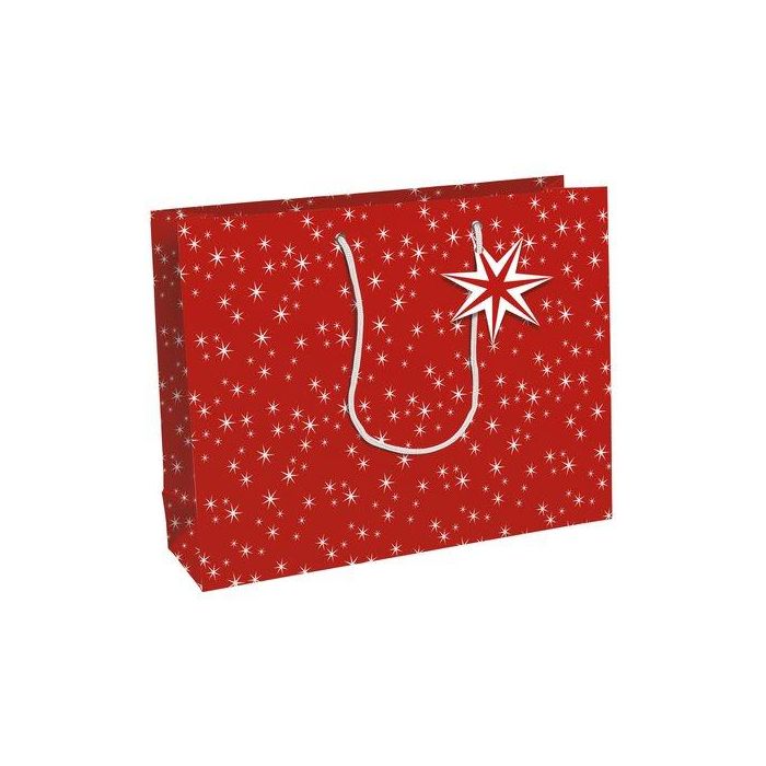 Bolsa De Papel Clairefontaine Kraft Decorado 37X27X12 Cm Cosi Navidad Pack De 6