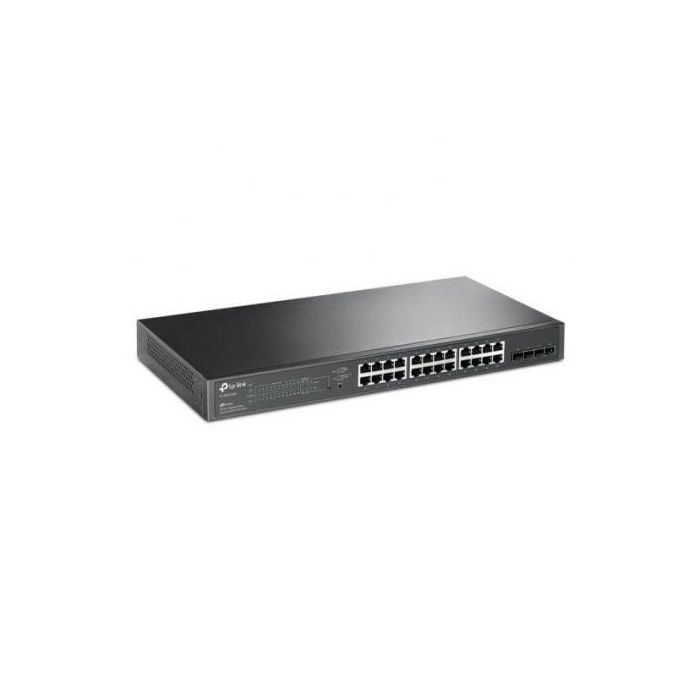 TP-Link Omada Smart Switch Gestionable 24 Puertos Gigabit PoE+ RJ45, 4 Puertos SFP, 56 Gbps para Redes Empresariales 1 TP-Link Omada Smart Switch Gestionable 24 Puertos Gigabit PoE+ RJ45, 4 Puertos SFP, 56 Gbps para Redes Empresariales 1