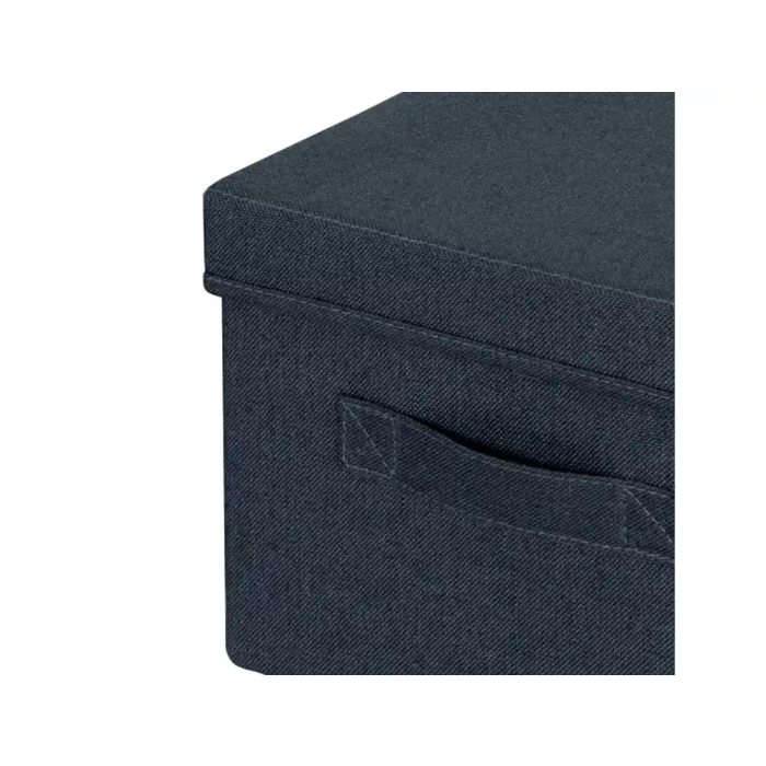 Leitz Caja de Almacenamiento Plegable con Tapa, Tela Gris Terciopelo, Tamaño M, 285x203x380 mm 3