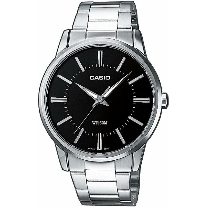 Reloj Hombre Casio MTP-1303PD-1AVEG Negro Plateado (Ø 40 mm)