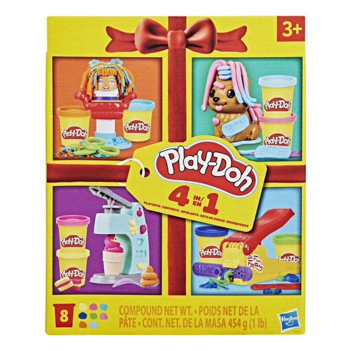 HASBRO Minisets Clásicos Play-Doh, 8 Colores de Plastilina en Botes de 56g HASBRO Minisets Clásicos Play-Doh, 8 Colores de Plastilina en Botes de 56g