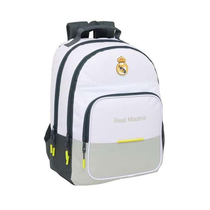 Safta Mochila Doble Adaptable a Carro Real Madrid Primera Equipación 25-26 420x320x160 mm