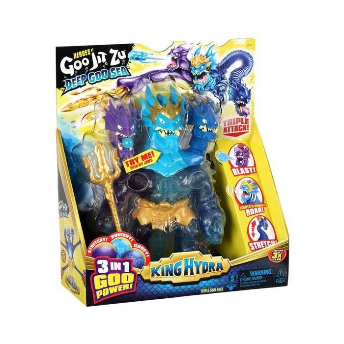Figura heroes goo jit zu king hydra con luz y sonido 25 cm Figura heroes goo jit zu king hydra con luz y sonido 25 cm