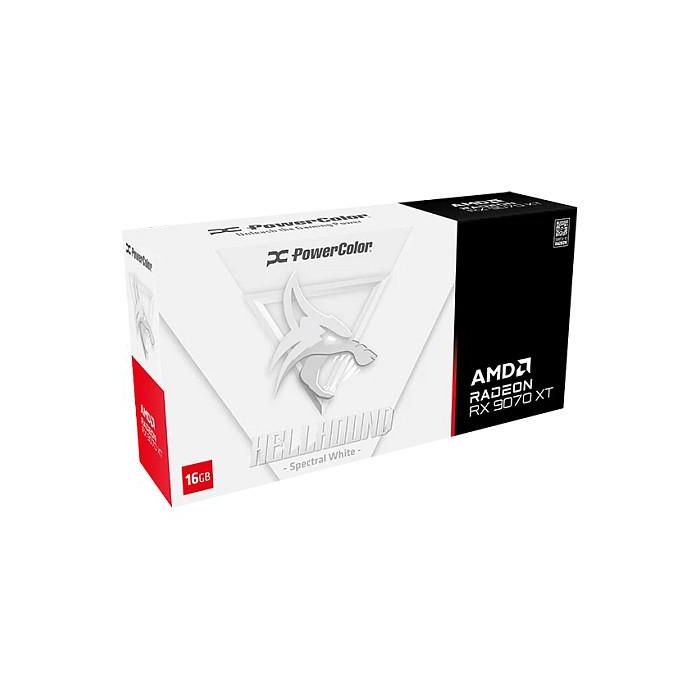 PowerColor RX 9070 XT 16GB GDDR6 3Fan Spectral White OC Tarjeta Gráfica 5