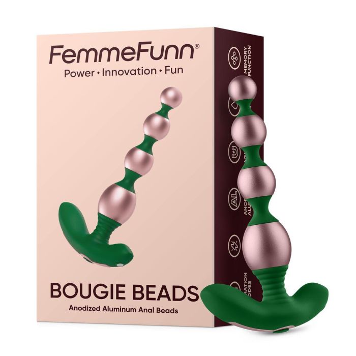 Vibrador Anal Negro FemmeFunn Multicolor Rosa 9