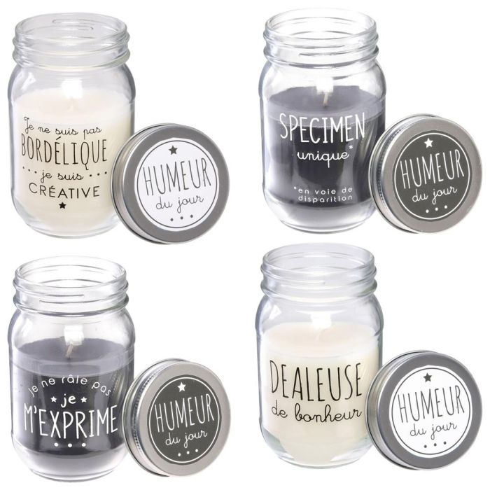 Home Deco Factory Tarro Con Vela Perfumada Bordélique Dealeuse M'exprime Specimen Almizcle Blanco Vainilla 2