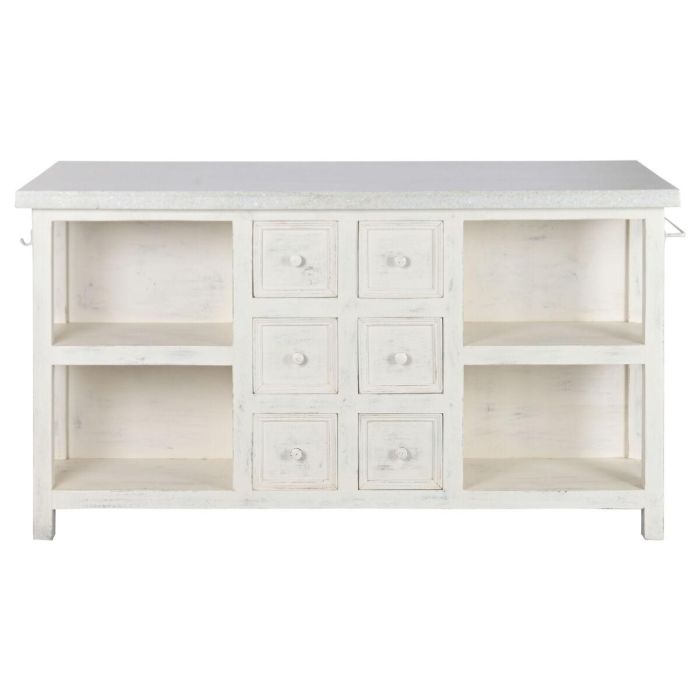 Mueble Auxiliar Home ESPRIT Blanco 168 x 76 x 92 cm 1 Mueble Auxiliar Home ESPRIT Blanco 168 x 76 x 92 cm 1